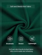 COOFANDY Mens Quarter Zip Pullover Slim Match Knit Sweater Light-weight M... - Image 7