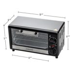 OVENTE 8L Countertop Toaster Oven with 60-Minute Timer, Adjustable Tem... - Image 4