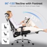 COMHOMA Ergonomic Workplace Chair Massive and Tall Gaming Chair with Footrest... - Image 6