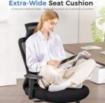 COMHOMA Ergonomic Workplace Chair Massive and Tall Gaming Chair with Footrest... - Image 7