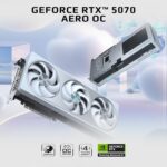 GIGABYTE GeForce RTX 5070 AERO OC 12G Graphics Card, 12GB 192-bit GDDR... - Image 3