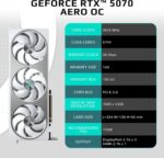 GIGABYTE GeForce RTX 5070 AERO OC 12G Graphics Card, 12GB 192-bit GDDR... - Image 4