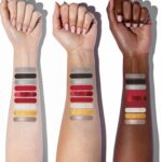 Black Crimson Eyeshadows Palette 9Color Pigmented Darkish Crimson Black Gray Eye ... - Image 7