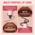 Brown Lip Liner Peptide Lip Remedy Duo, Moisturizing Waterproof Lon... - Image 4