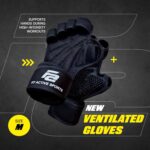 Match Lively Sports activities New Ventilated Weight Lifting Exercise Gloves with Bu... - Image 3