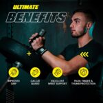 Match Lively Sports activities New Ventilated Weight Lifting Exercise Gloves with Bu... - Image 5