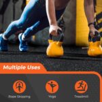 SUPERJARE 0.4'' Thick 24 Pcs 96 Sq Ft Rubber High Train Tools Ma... - Image 5