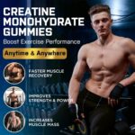 Creatine Monohydrate Gummies for Males & Ladies Pre Exercise Gummies with ... - Image 6
