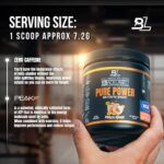 Blacklabel Pure Energy Pre Exercise Powder, Peach Rings (30 Servings) – ... - Image 5