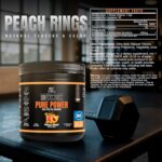 Blacklabel Pure Energy Pre Exercise Powder, Peach Rings (30 Servings) – ... - Image 7