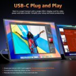 Moveable Monitor 18.5 inch 1080P FHD 128% sRGB 100Hz, Journey Monitor f... - Image 5