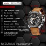 BY BENYAR Watches for Males Luxurious Quartz Water Resistant Watch Males's Ch... - Image 8