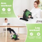 FEIERDUN Mini Train Bike, Beneath Desk Bike Pedal Exerciser for Arm/L... - Image 5