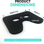 Godfrey Ergo Rowing Seat Cushion - Anti-Slip Neoprene Rower Pad with T... - Image 3