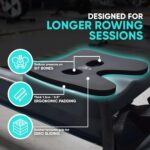 Godfrey Ergo Rowing Seat Cushion - Anti-Slip Neoprene Rower Pad with T... - Image 4