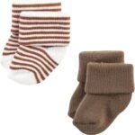 Hudson Child Child Ladies' Cotton Wealthy New child and Terry Socks - Image 5