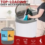 Pyle Compact Residence Washer & Dryer, 2 in 1 Transportable Mini Washing Machine... - Image 4