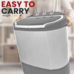 Pyle Compact Residence Washer & Dryer, 2 in 1 Transportable Mini Washing Machine... - Image 7
