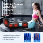 CINCOM Leg Massager with Warmth and Compression, Air Compression Boots f... - Image 4