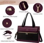 LOVEVOOK Laptop computer Bag for Ladies 15.6 Inch Tote Work Skilled Leather-based... - Image 4