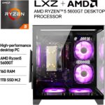 LXZ Desktop PC Laptop Ryzen 5-5600GT 8 core 3.6GHz, 16G DDR4 RAM, 51... - Image 4