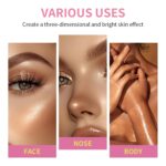 Eyeshadow Stick, Shimmer and Matte Cream Eye Shadow Brightener Sticks ... - Image 7