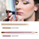 Unaone [2 Pack] Lip Brush for Lipstick, Retractable Lip Brushes, Twin-... - Image 3