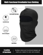 SATINIOR 9 Pcs Ski Masks for Males Full Face Cowl UV Solar Safety Cool... - Image 3