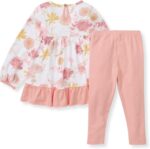 Burt's Bees Child Child Ladies' Lengthy Sleeve Prime and Pant Set, 100% Organi... - Image 3