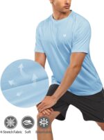 NORTHYARD Males's Athletic Operating T-Shirts Fast Dry Exercise Shirts Sho... - Image 5