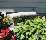 EMSCO Group Backyard Bench – Pure Granite Look – Manufactured from Resin ... - Image 4