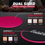 Celebrita Pair of Gliding Discs Core Sliders Ab, Again, Hip, and Leg Ex... - Image 3