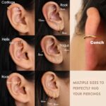 Small Gold Huggie Hoop Earrings Set for Girls Males Hypoallergenic 14K P... - Image 5