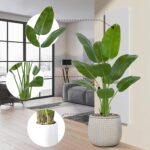 Synthetic Chook of Paradise Plant 4FT Pretend Palm Tree Feaux Vegetation in W... - Image 4