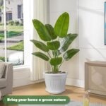 Synthetic Chook of Paradise Plant 4FT Pretend Palm Tree Feaux Vegetation in W... - Image 6