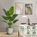 Synthetic Chook of Paradise Plant 4FT Pretend Palm Tree Feaux Vegetation in W... - Image 7