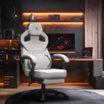 Dowinx Material Gaming Chair with Footrest, Massive and Tall Gamer Chair wit... - Image 3