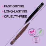 moist n wild MegaLiner Liquid Eyeliner - Darkish Brown - Image 7