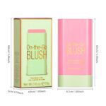 Blush Stick for Cheeks - Cream Make-up Blush Wand, Strong Moisturizer St... - Image 5