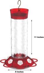 Extra Birds Diamond Well being Hummingbird Feeders for Open air, Pack of 1,... - Image 3