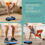 Lifepro 4-in-1 Cardio Stability Board and Step Up Train Platform - A... - Image 5