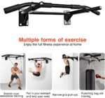 Wall-Mounted Pull-Up Bar – Drill Set up, Dwelling Health club Gear for ... - Image 3