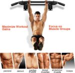 Wall-Mounted Pull-Up Bar – Drill Set up, Dwelling Health club Gear for ... - Image 6