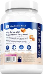 Whey Protein Powder for Girls Whey Isolate Probiotics & Enzymes Suppor... - Image 8