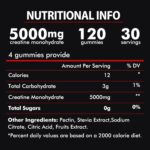 Tasty Positive factors Creatine Monohydrate Gummies-5000mg ，Monohydrate Creatine ... - Image 4