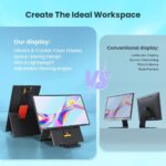 Hyangin 2025 Upgraded 24 Inch Giant Transportable Monitor for Laptop computer,1080P ... - Image 3