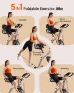 YOSUDA Folding Train Bike - Foldable Stationary Bike for Residence Health club W... - Image 3