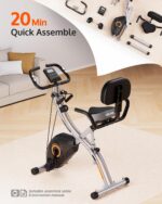 YOSUDA Folding Train Bike - Foldable Stationary Bike for Residence Health club W... - Image 5