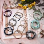 LOYALLOOK 6 Units Bohemian Stackable Bead Bracelets for Ladies Stretch B... - Image 6