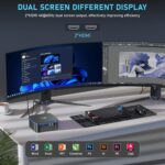 KAMRUI AK1PLUS Mini PC, N95 Processor (as much as 3.4GHz), 8GB DDR4 RAM 256... - Image 4